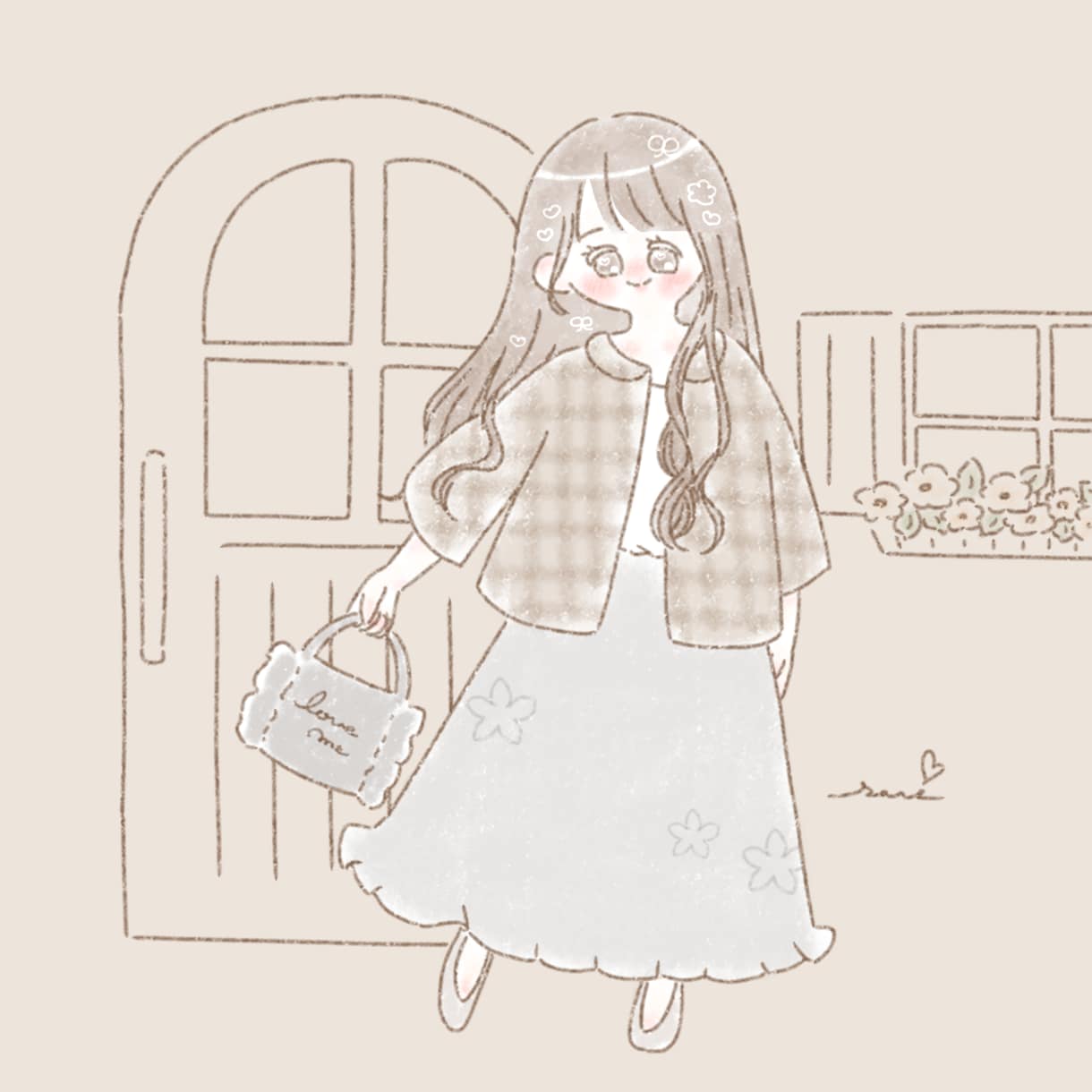 ふんわり優しいタッチのイラストを描きます しあわせのつまったまんまるほっぺ イメージ1