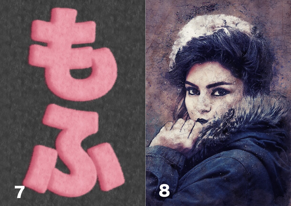 画像の特殊加工 - サムネ、ポスターなどに使えます 画像特殊加工、コンピュータグラフィックス、高度画像処理 イメージ4