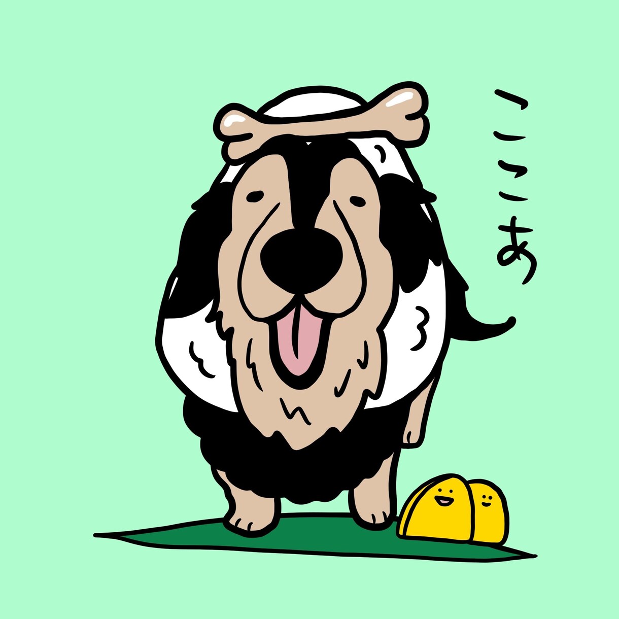 愛犬×おむすびの、ゆるかわイラストを制作します 日々を共に過ごす愛犬をゆるかわなイラストにしませんか？ イメージ8