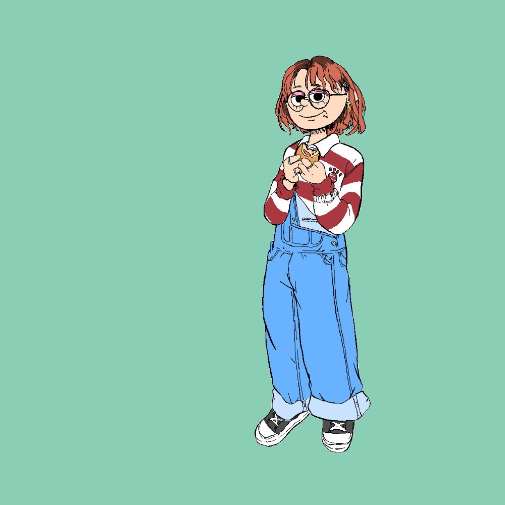 イラストアイコン描きます 古着ファッション可愛いイラスト描きます！ イメージ3