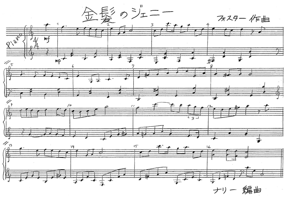 手書きの楽譜の読み書きのキーボードレッスンします 楽譜の読み書きは基礎を繰り返して指導されることで習得できます イメージ2