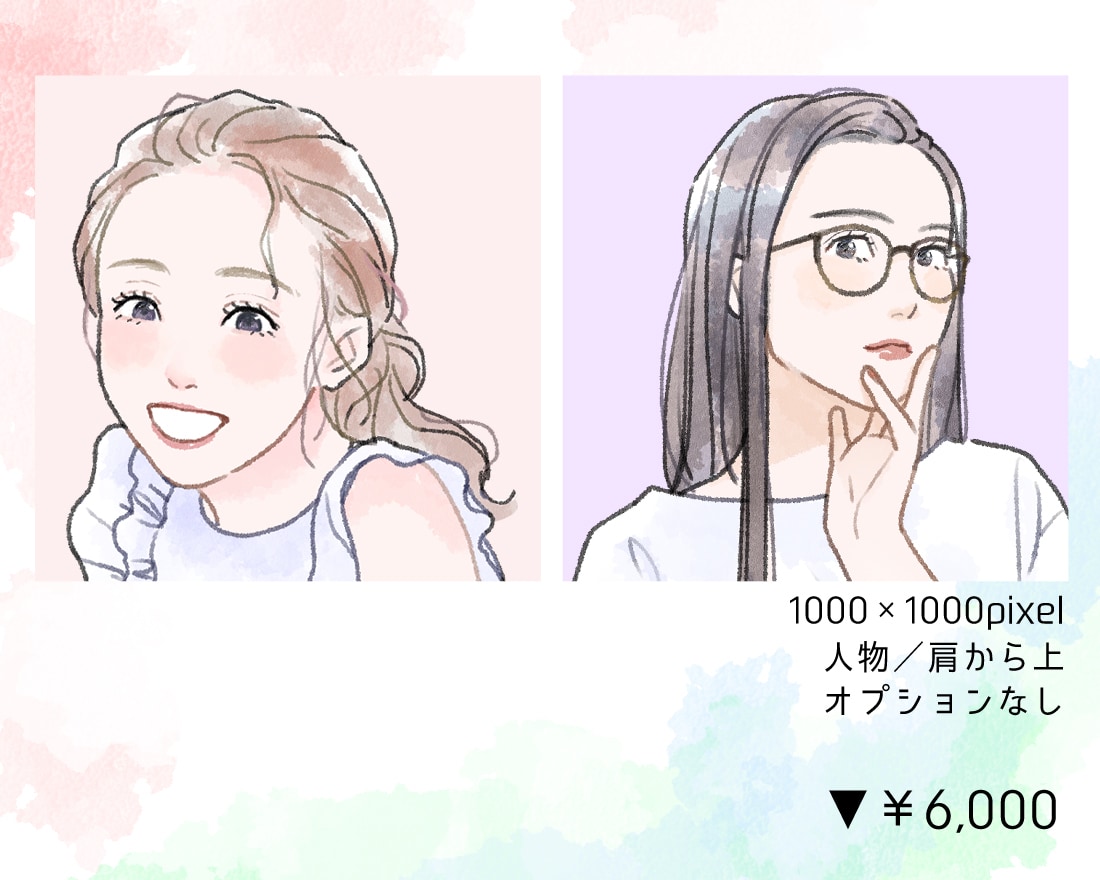大人かわいい♥おしゃれなアイコンをお描きします 魅力的なアイコンで貴方の第一印象を後押しします イメージ2