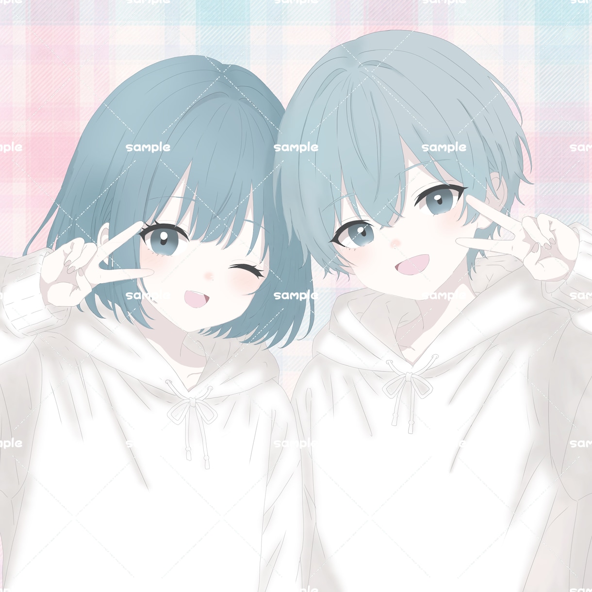 9月中値下げ❕商用利用可のイラスト描きます SNS・配信などに使えるイラストを作成します！ イメージ6