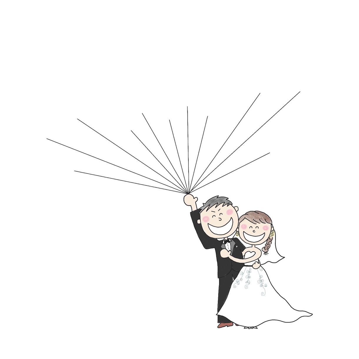 世界にひとつだけの結婚証明書作ります ♡♡♡ウェルカムボードや指紋アートにも使えます イメージ2