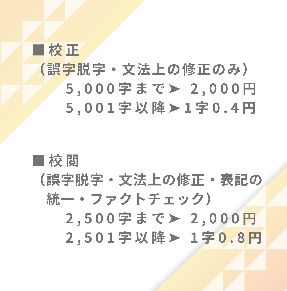 1文字0.4円から。文章の校正・校閲、承ります Web記事・書籍・広告・レポートや手書きの校正も イメージ2