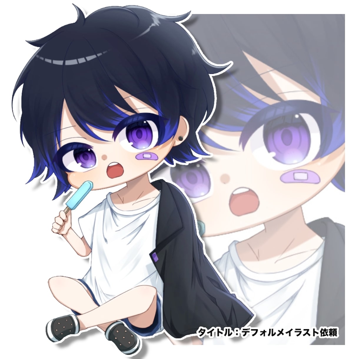 2,000円〜ゆるっと可愛いミニキャラ描きます 気軽に頼めるミニキャライラスト!内容次第でお受けします◎ イメージ2