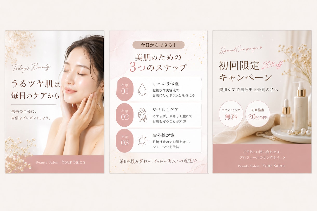 SNS・Instagram画像を作成します ご希望の雰囲気に合わせて画像を丁寧に作成します」 イメージ1