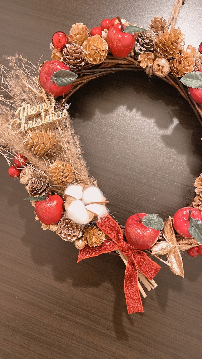 可愛季節にぴったりなリースや小物を作ります オリジナルクリスマスリース　リースアクセサリー、小物 イメージ8