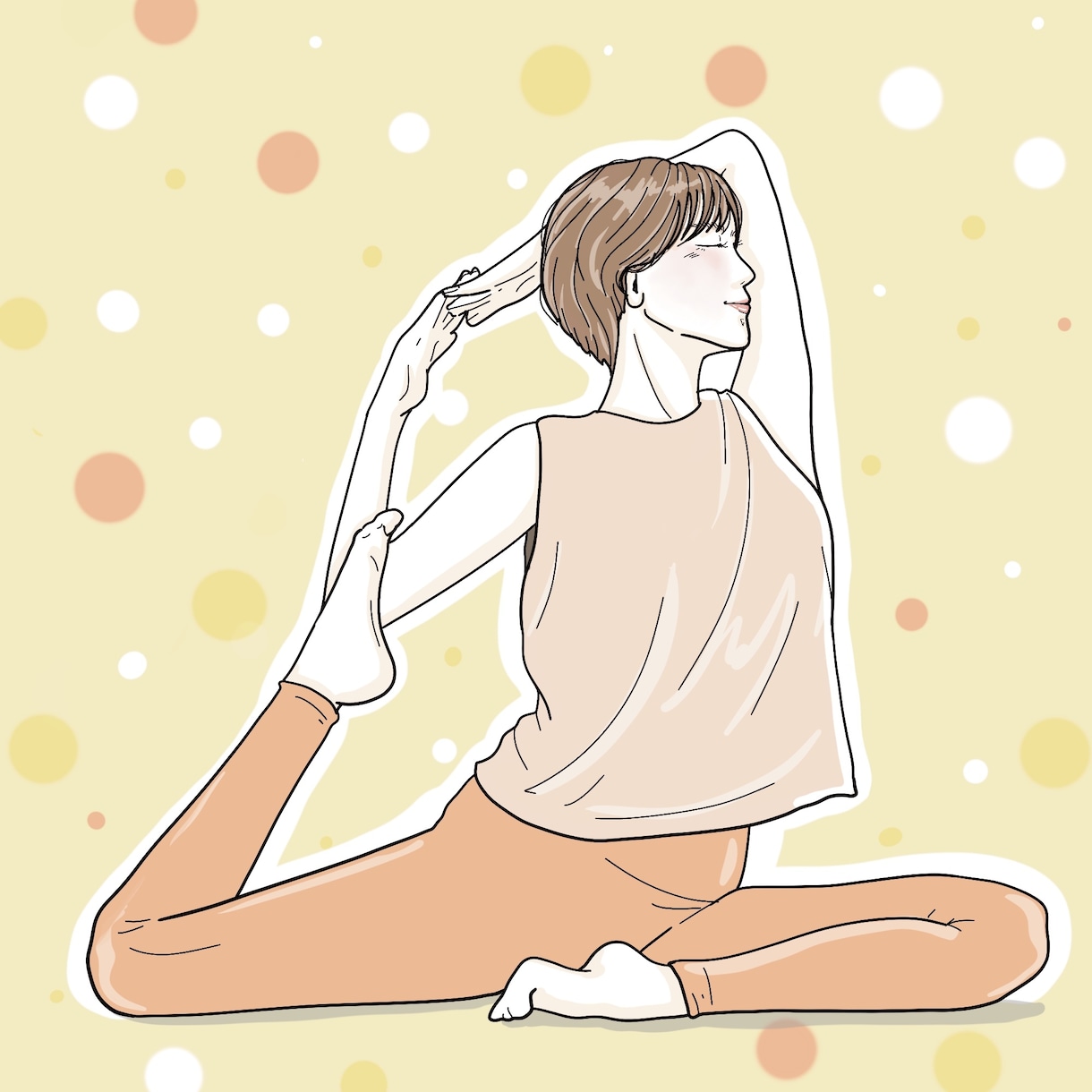 商用◎表情変更無料！ かわいい線画アイコン描きます 清涼感ある似顔絵イラスト◼︎名刺やショップカードにおすすめ！ イメージ2