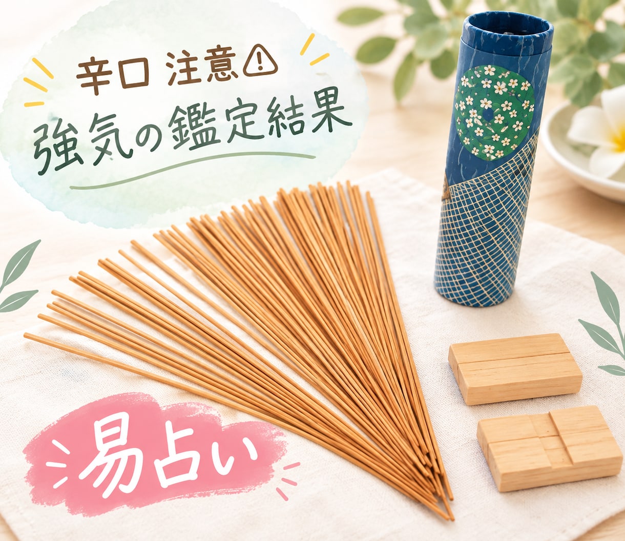 易占い。筮竹50本を用い、48時間以内で占います 白黒はっきり鑑定！本格易占いで辛口鑑定しませんか？ イメージ1