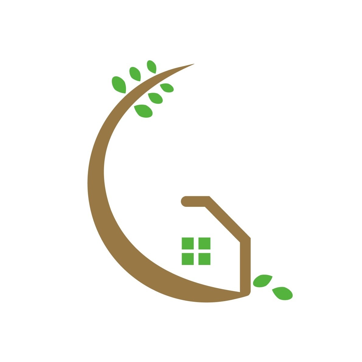 自然と家の共存をイメージしております 起業・開業などこれからオリジナルロゴが必要な方へ イメージ1