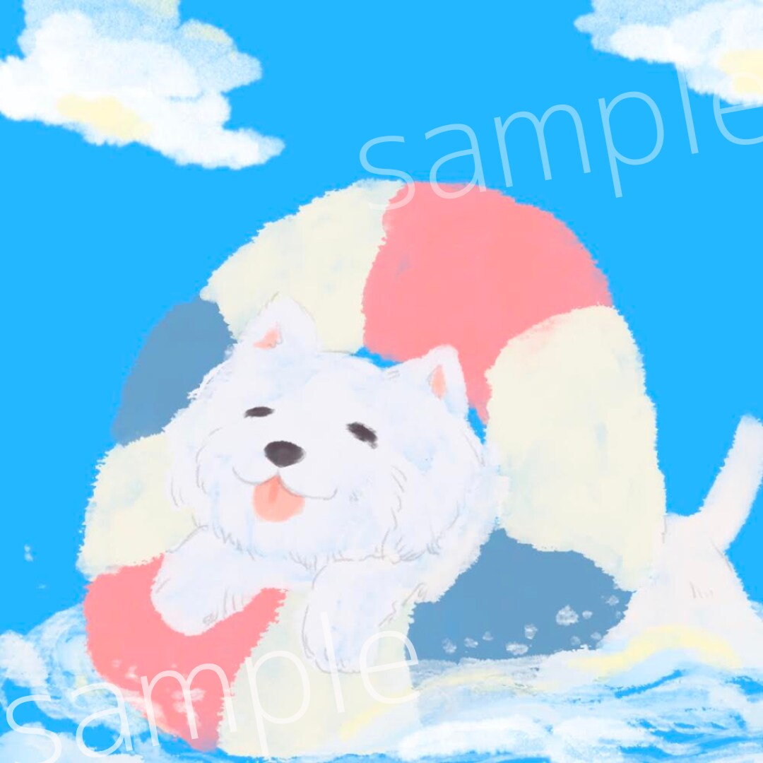 大切なペットのゆるかわイラスト描きます お写真からデフォルメ！SNSのアイコンや記念にどうぞ！ イメージ2