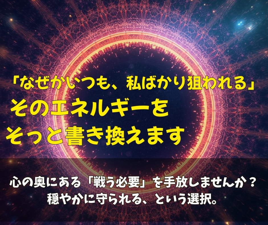 もう二度とイジメられない自分へ。ヒーリングします あなたの中の「狙われやすさ」をエネルギーから書き換えます イメージ2
