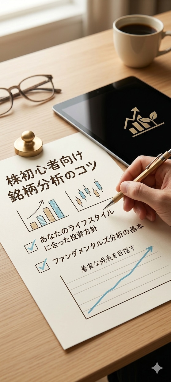 株初心者の方に寄り添い銘柄分析のコツを伝授します 新NISA対応！自分に合う銘柄を自分で見つける力を養います イメージ1