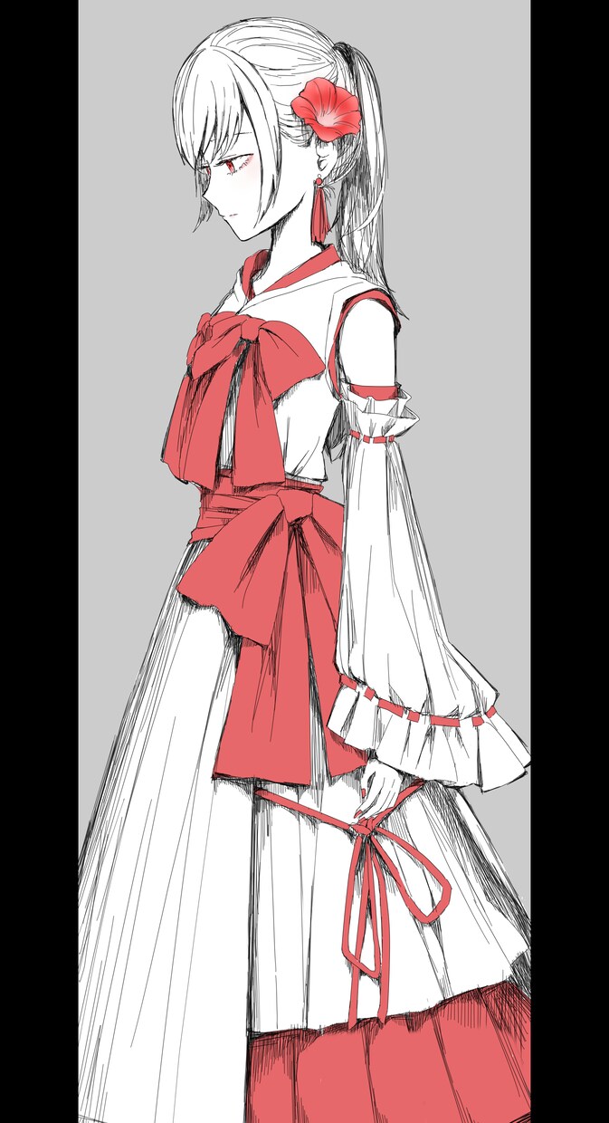 イラストを描きます 少女絵を描きます（全身）SNSや動画などに使用してください。 イメージ3