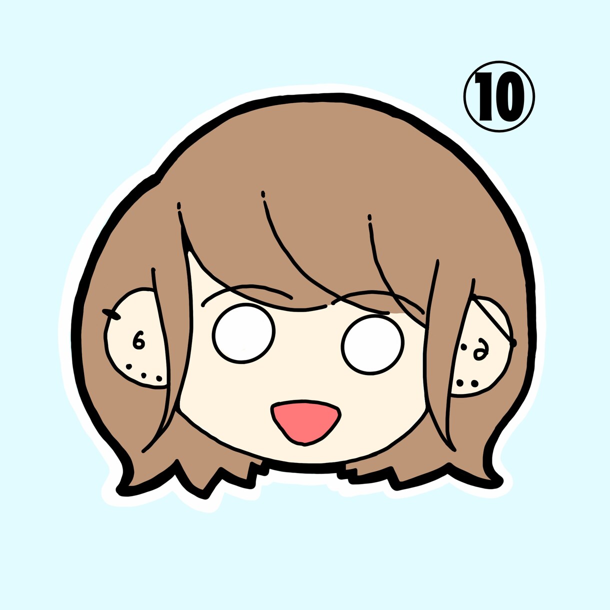 ゆるっと可愛い似顔絵描きます SNSアイコン・グッズ作成使用・お友達の贈り物などに！ イメージ10