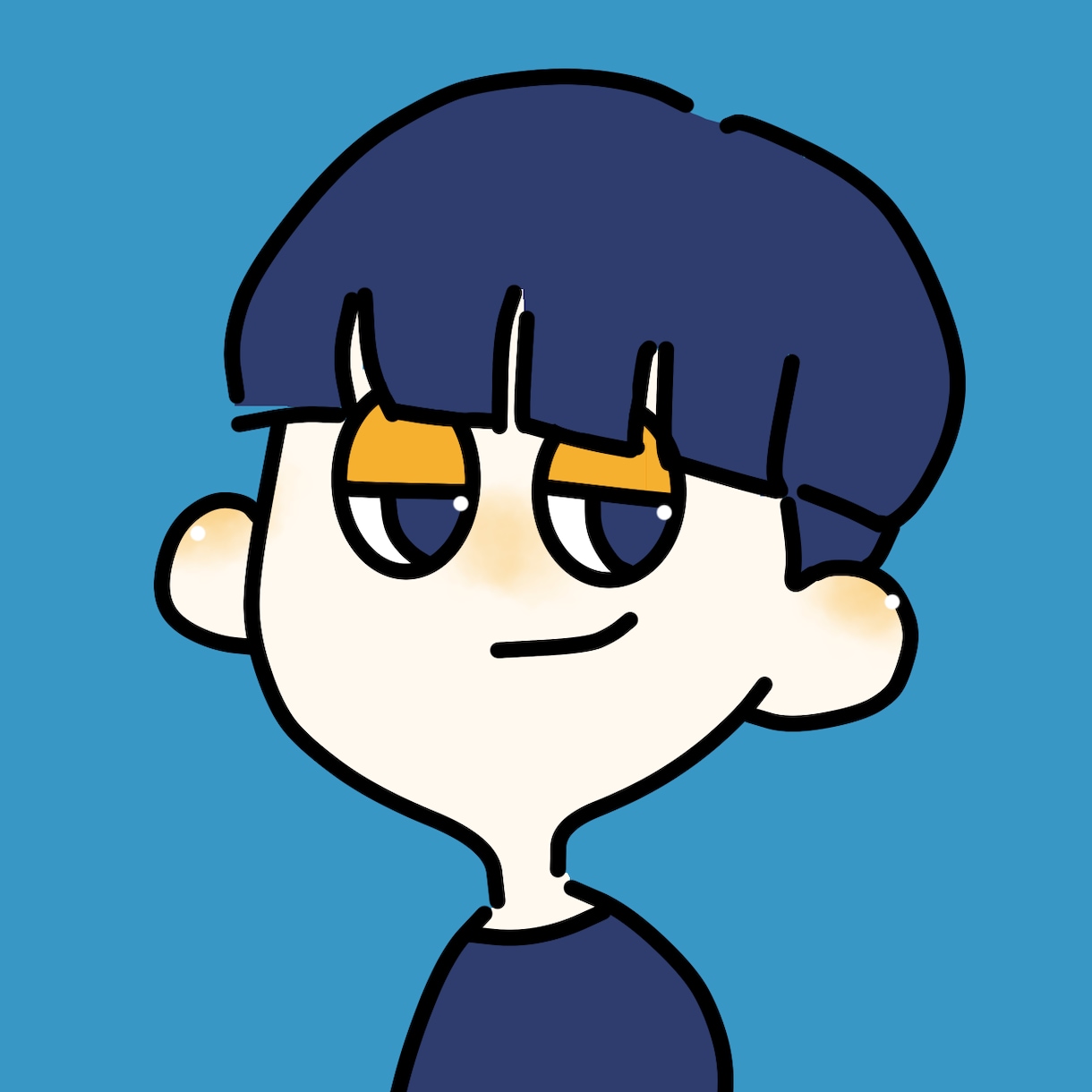 ポップで可愛いSNS似顔絵アイコンお描きします 世界に一つだけのオリジナル似顔絵アイコンを作ります！ イメージ1