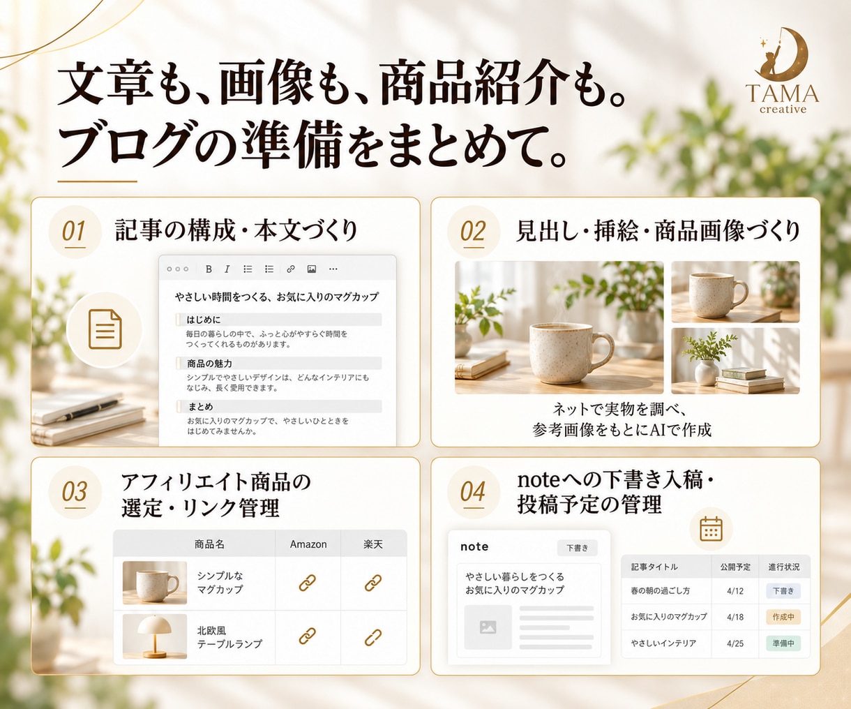 AIにひと言！note記事の自動作成を教えます ひと言でアフィリエイトブログを作成するシステムをあなたに イメージ2