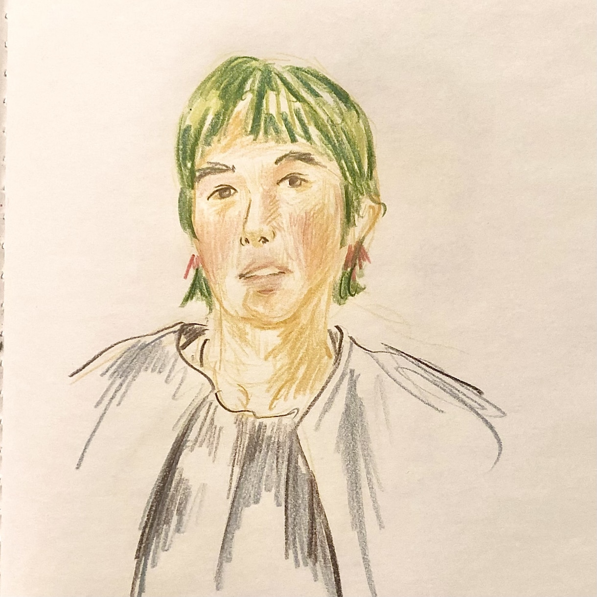 アイコンや装飾に⭐️スケッチ風に描きます 暖かさのある似顔絵作成します！ イメージ3