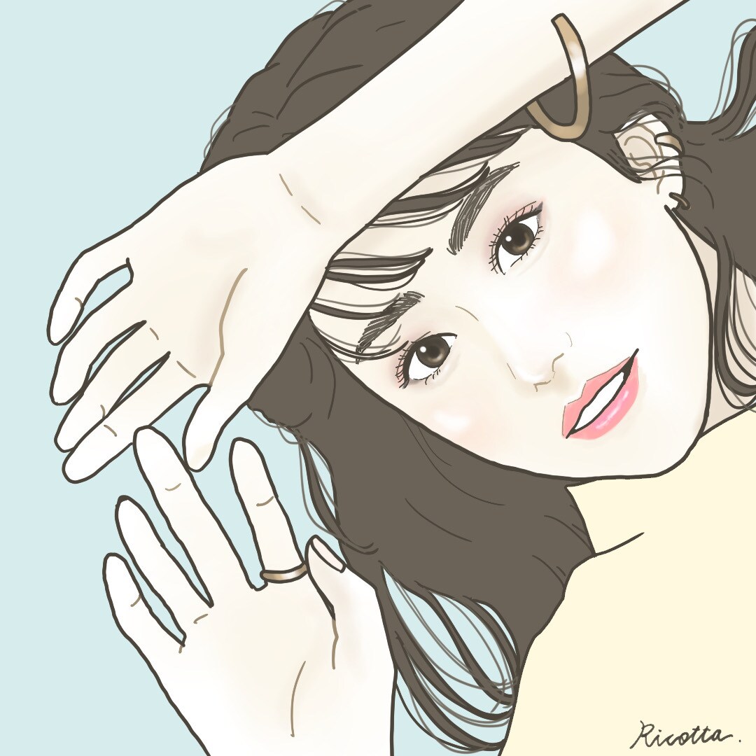 イマドキ♡可愛い♡似顔絵描きます 見ていてキュン♡とするような可愛くてお洒落なイラスト イメージ4
