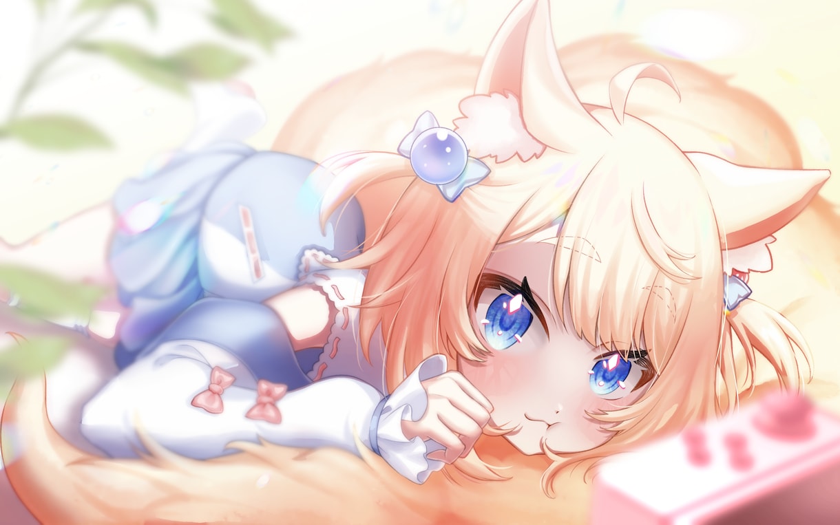 キャラクターイラスト制作します 背景込みの一枚絵！使い方はアナタ次第！ イメージ4