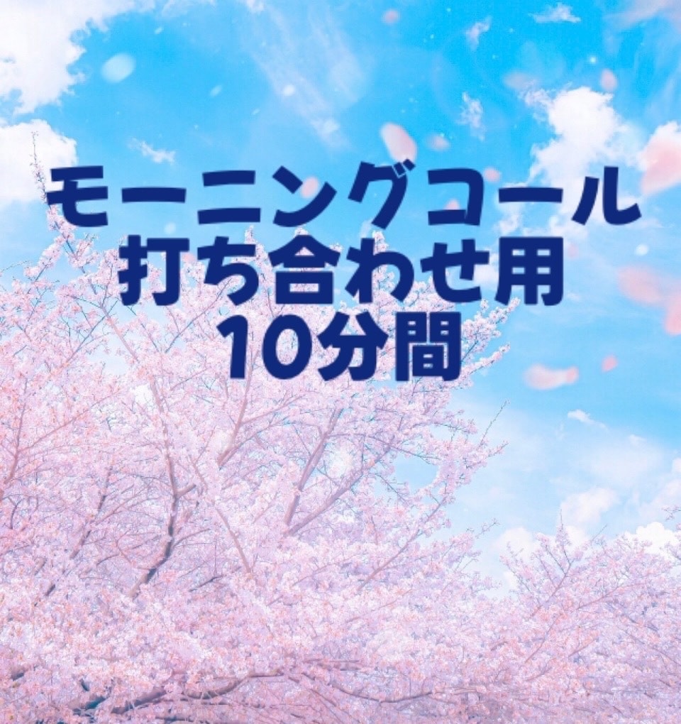 モーニングコールの事前打ち合わせを行います ココナラシステムのご説明なども含め10分程度の打ち合わせです イメージ1