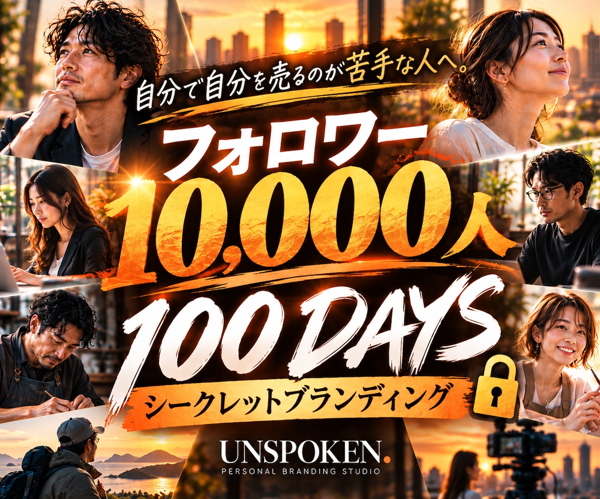 100日 /１万 フォロワー貴方をブランド化します あなたの生き方を、話題化。自分で自分を売り込めない方限定商品 イメージ1