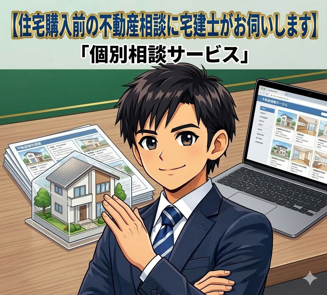 住宅購入前に不動産プロの宅建士が相談に乗ります 契約内容・物件判断の不安等を相談可 イメージ1