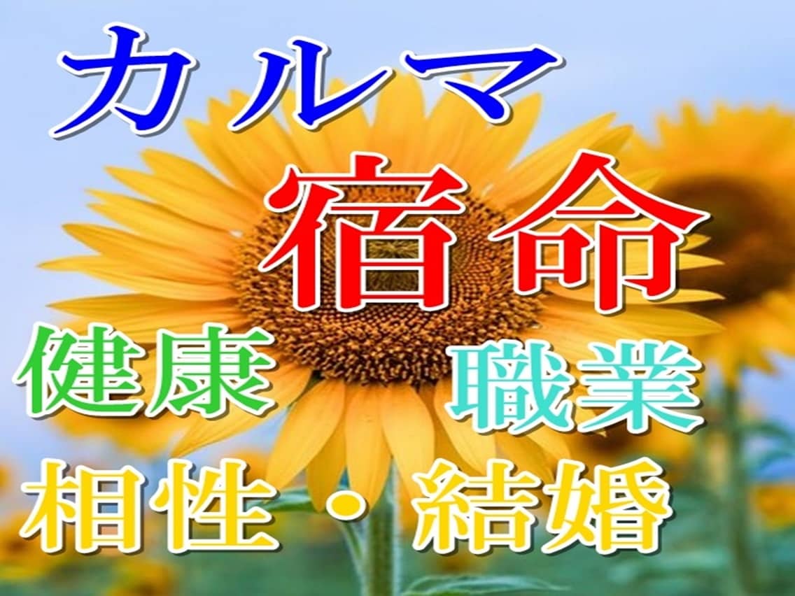 宿曜占星術でカルマを活用する生きかた教えます カルマ、宿命、相性・結婚　占い　占星術 イメージ1
