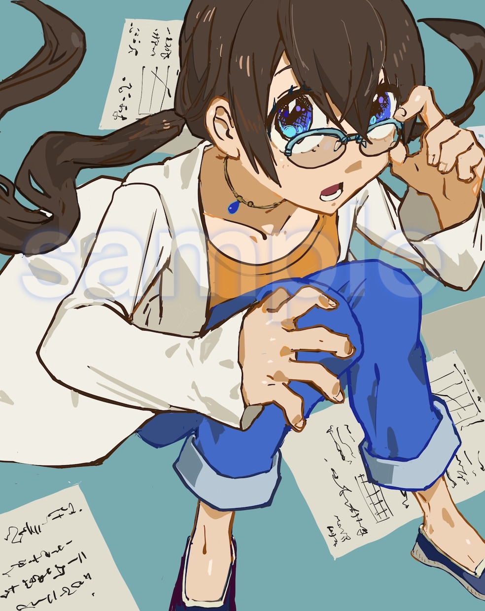 ポップでカラフルなイラストお描きします 男の子から女の子まで、様々なキャラクターに対応します イメージ2