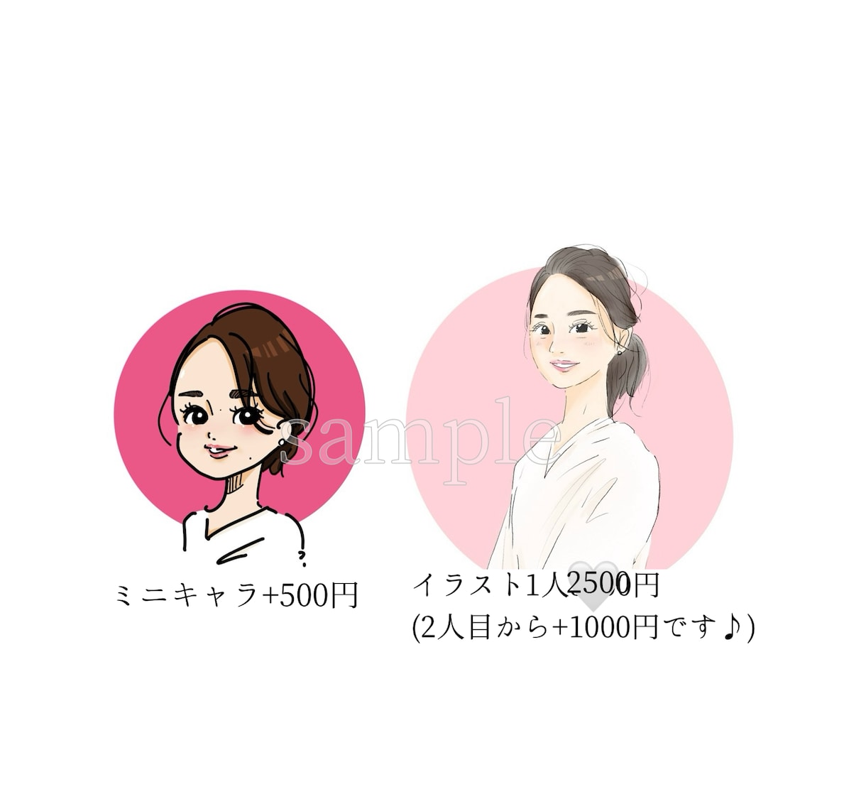 おまけも！爽やか優しい少しリアルなイラスト描きます お写真をもとにイラスト、ミニキャラをプレゼントにも♪ イメージ2