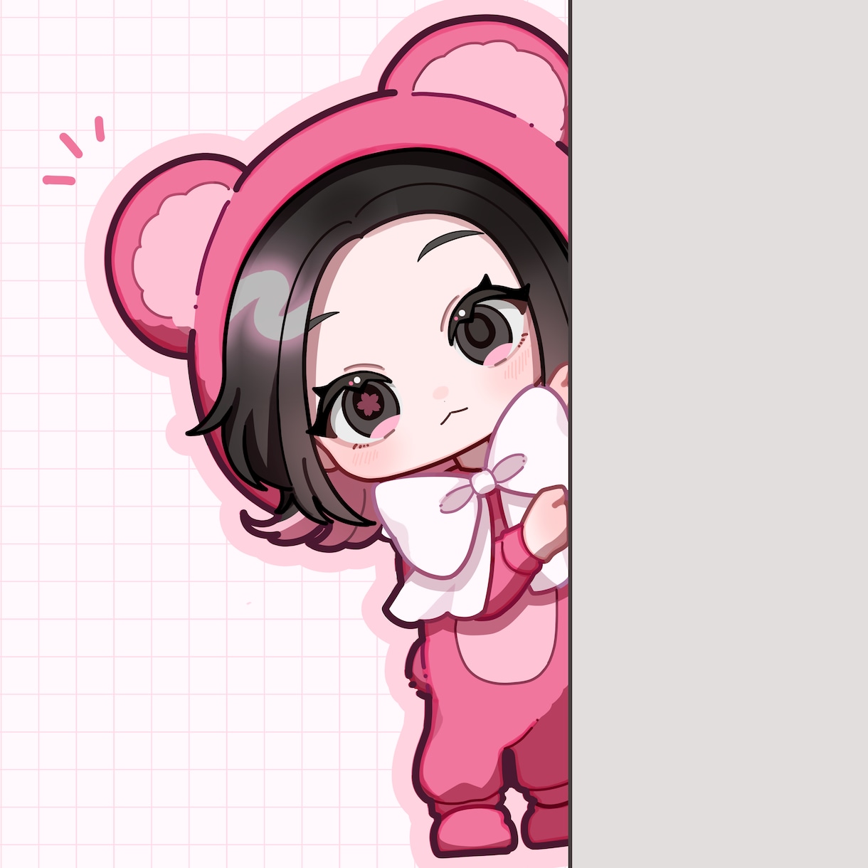 アイコン、MVにも！かわいいミニキャラを作成します ミニキャラ立ち絵～顔アップアイコンまで可能！ イメージ1