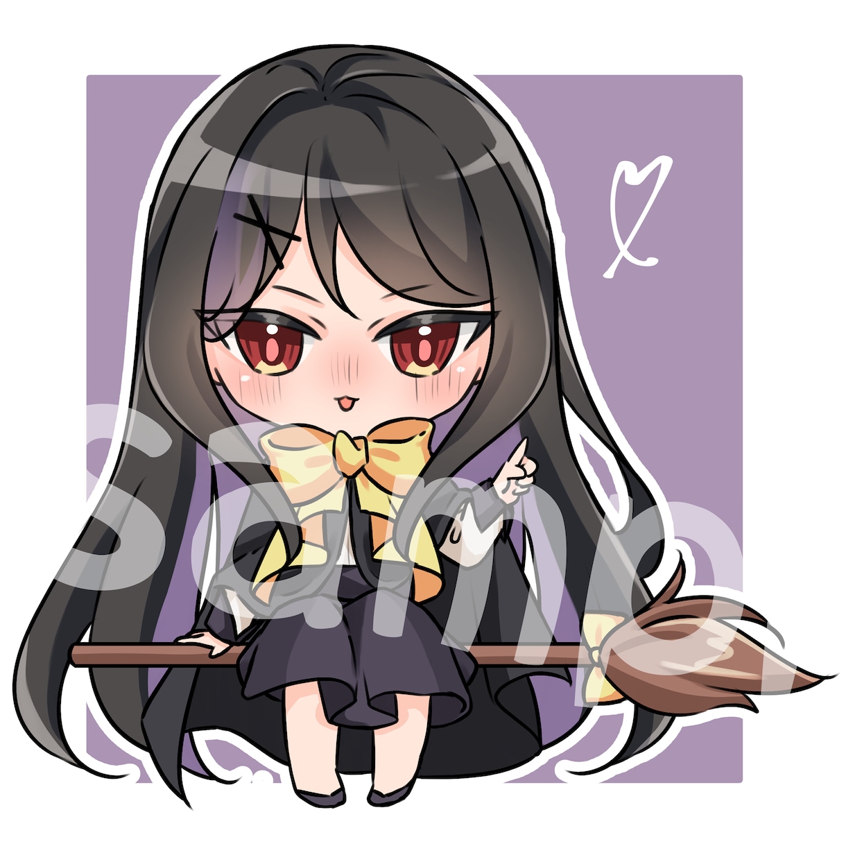 ふわっとあま〜い可愛いちびキャラ描きます お客様のご要望に合わせ素敵なちびキャラを制作いたします イメージ6
