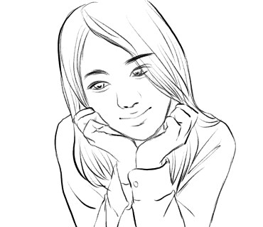 原型を生かした美しい似顔絵制作します リアルタッチよりの似顔絵アイコン。SNSアイコンにどうぞ イメージ5