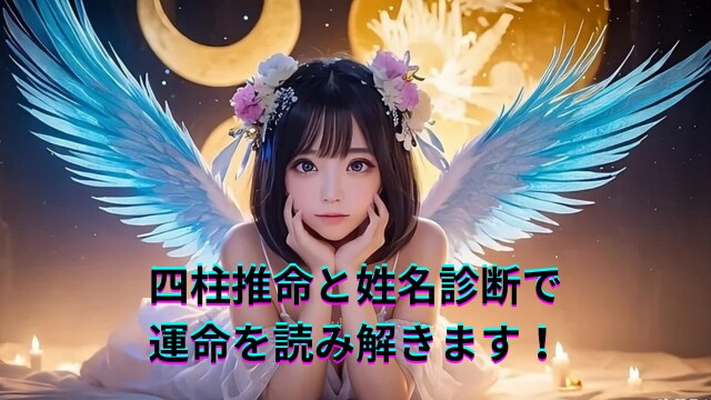 四柱推命✕姓名診断で、悩みに寄り添う心の相談します 【価格破壊×期間限定！】内容重視の人生相談室へようこそ！！ イメージ1