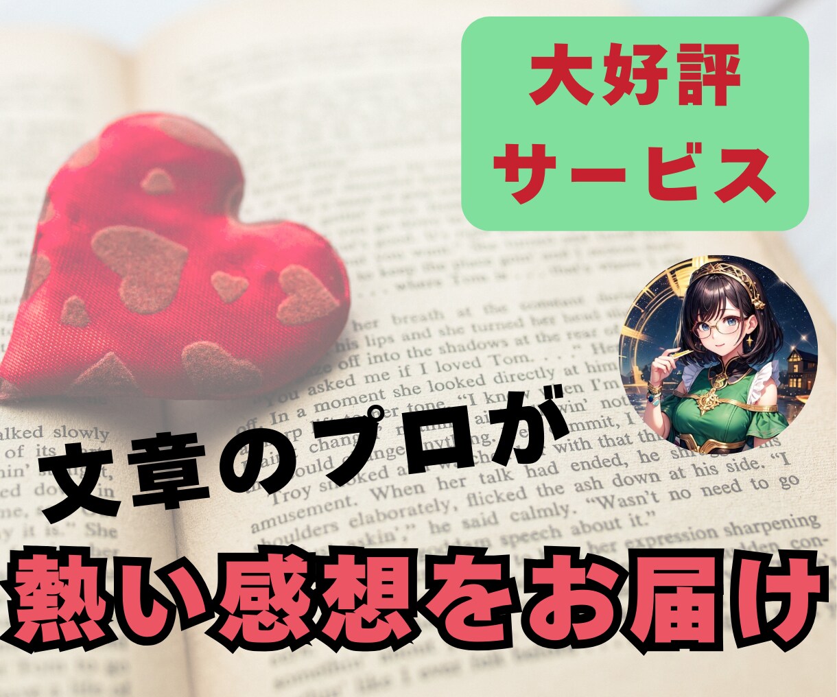 キラッと輝く部分を見つけて感想をお伝えします 2000人の文章校正のプロが、ファンになり全力で褒めます イメージ1