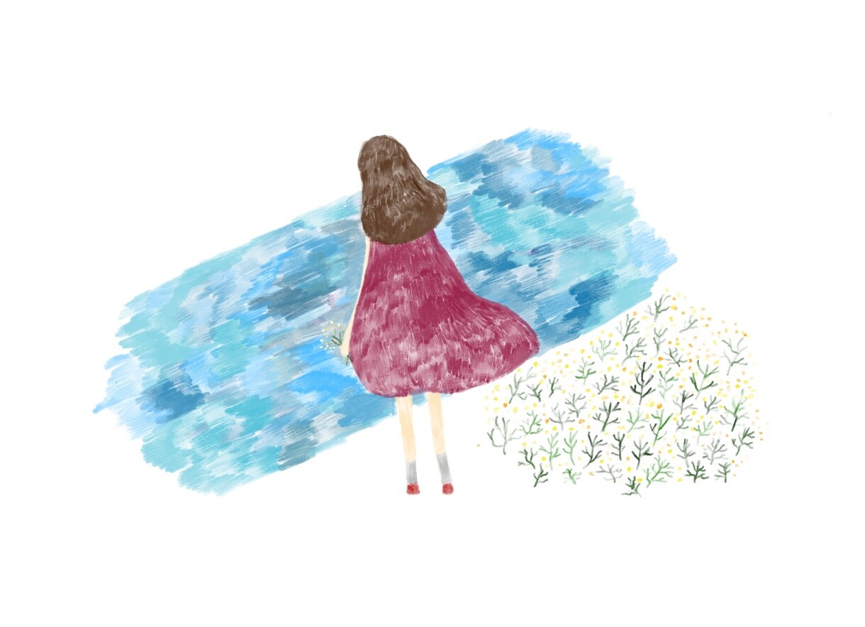 メインビジュアルや挿絵などの人物の描きます タッチのある、おしゃれな一枚絵を描きます。 イメージ8