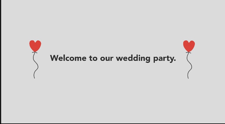 シンプルな結婚式オープニング動画を作成します 最速3日で作成！自己紹介と参加者へのメッセージの基本構成 イメージ1