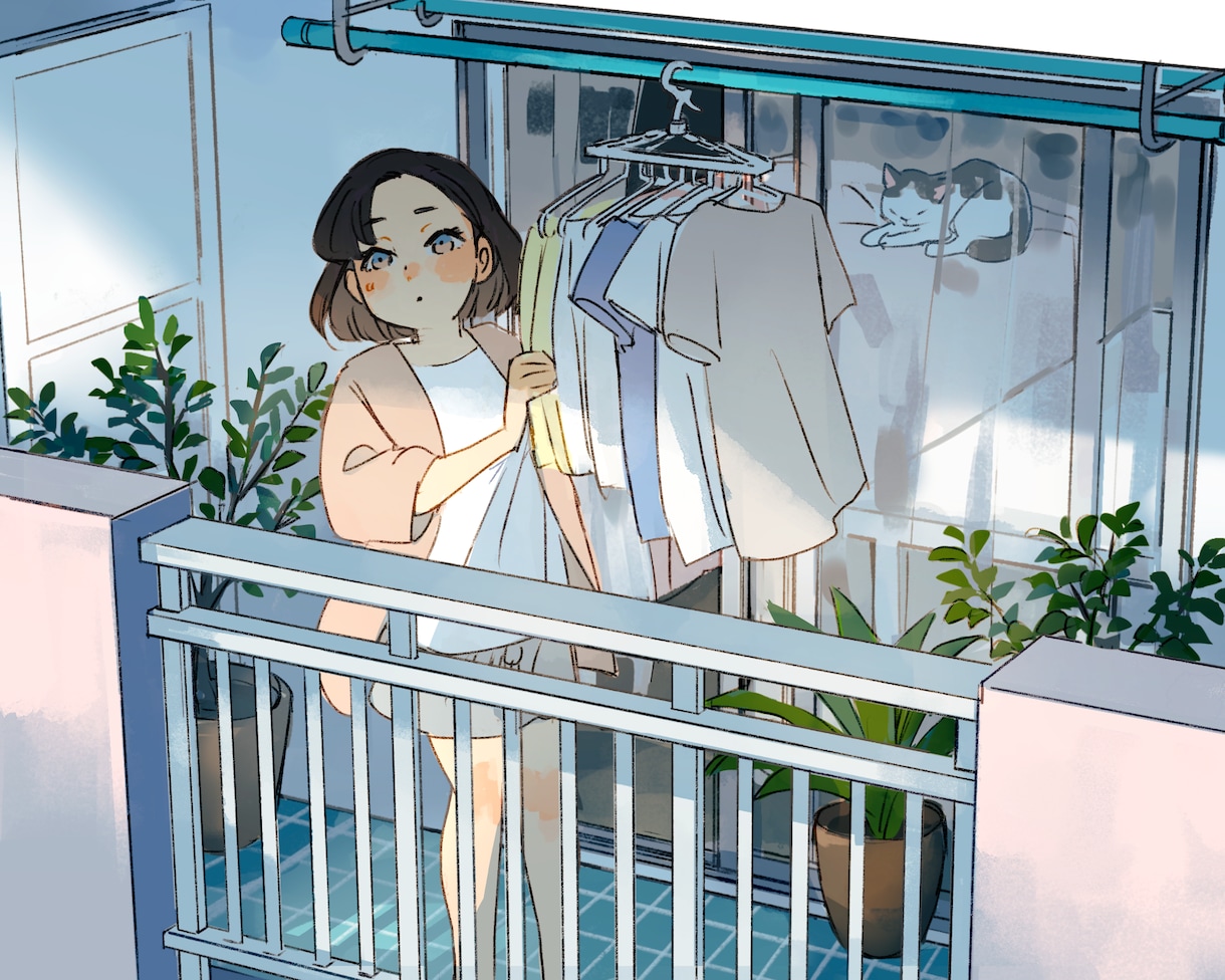 一枚絵描きます 動画やヘッダーにも使える、こだわりの一枚を描きます！ イメージ2