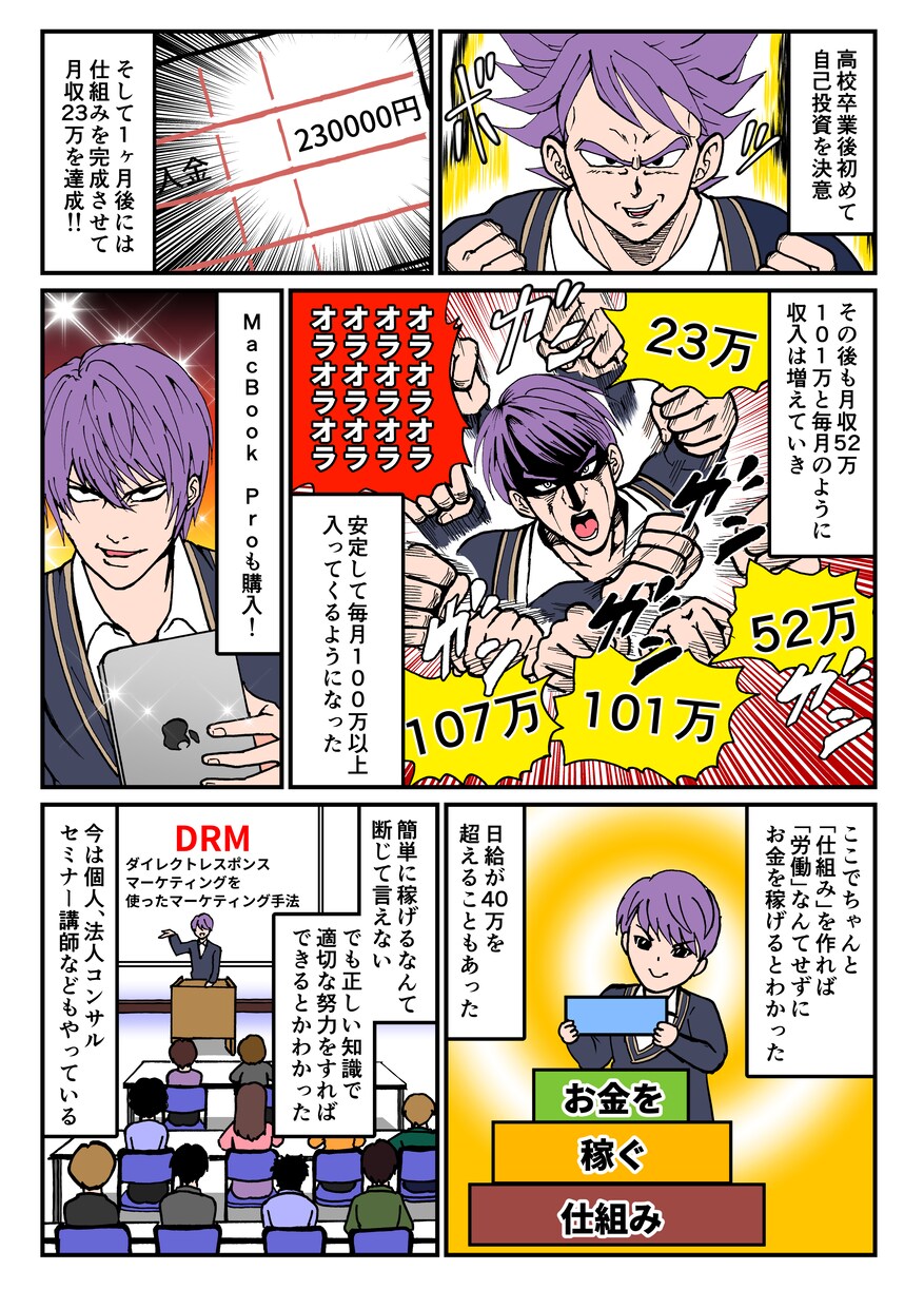 ストーリーおまかせOK！広告漫画を製作します ストーリーおまかせ、車など複雑なものもOK、◯◯風対応可！ イメージ9