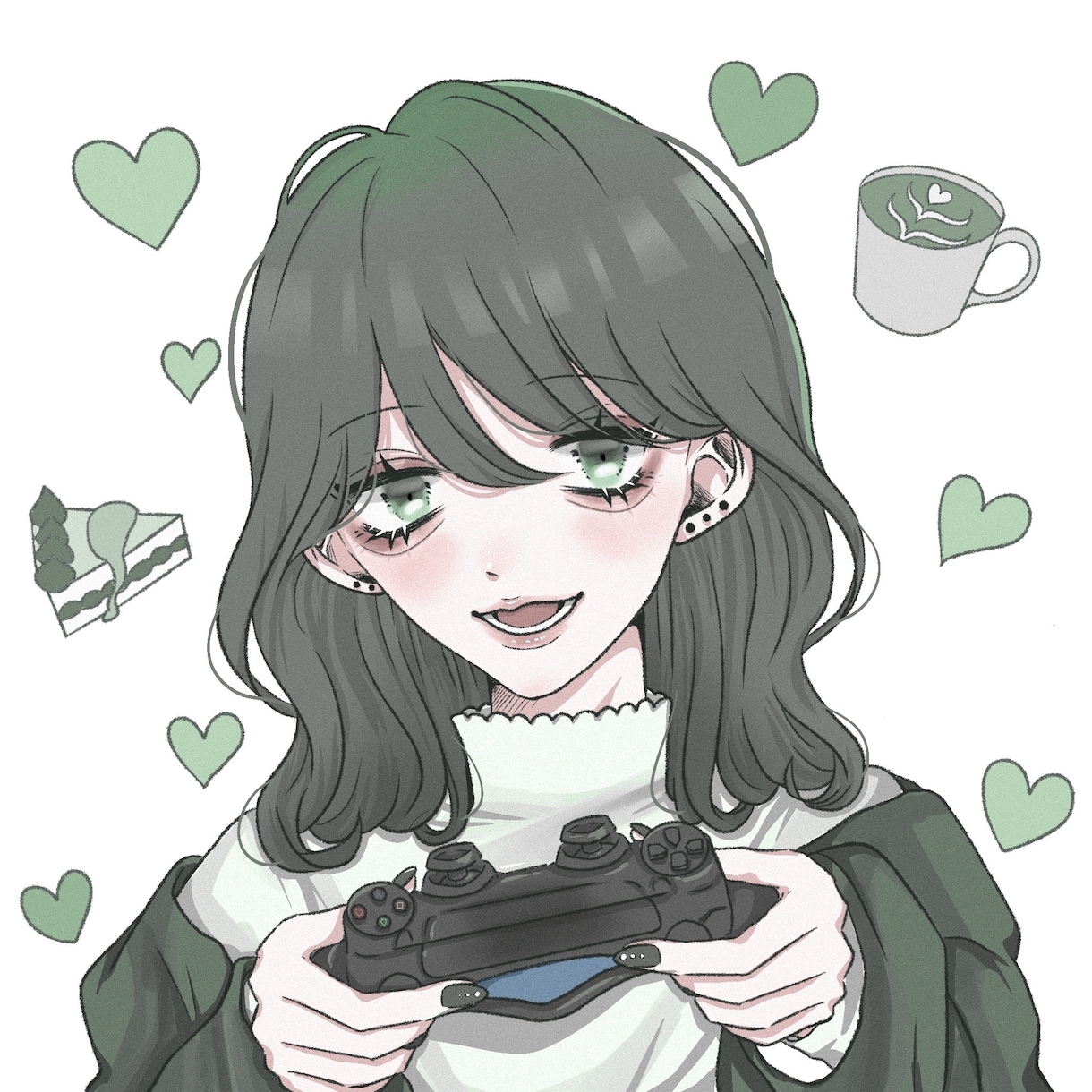最短即日♥SNS用のイラスト作成します 地雷系などのかわいい子を描きます(^_^)♡ イメージ9