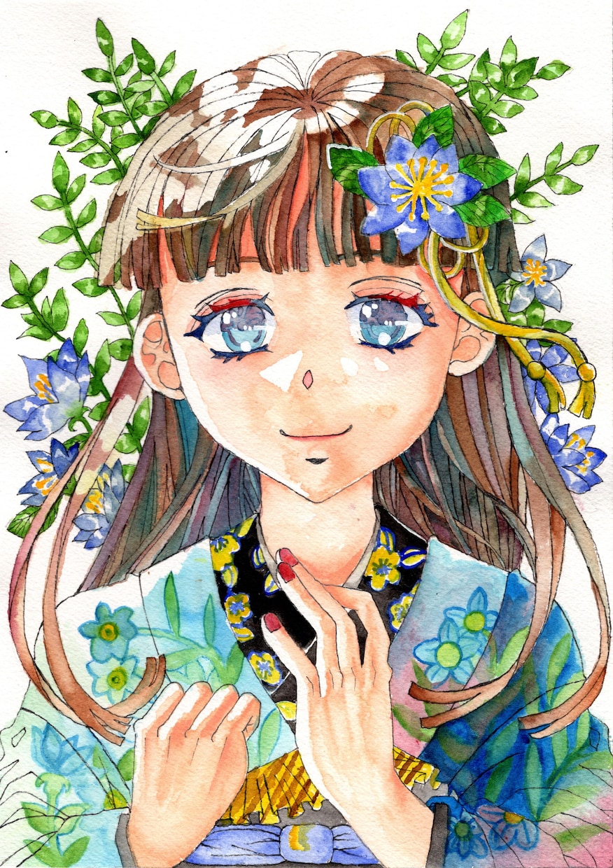 アナログイラストを描きます 可愛い女の子からかっこいい男の子まで。おじさんも。 イメージ3