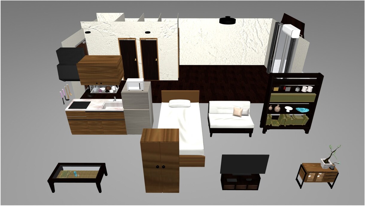 イラストや写真・図面から3DCGモデルを制作します 家具／部品／3Dプリント／ECサイト／クラファンの製品画像に イメージ3