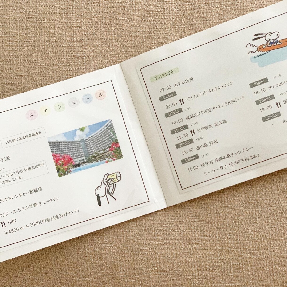 あなたの旅行のしおりを作らせていただきます 旅行前・旅行中・旅行後何度も見たくなるしおりを イメージ4