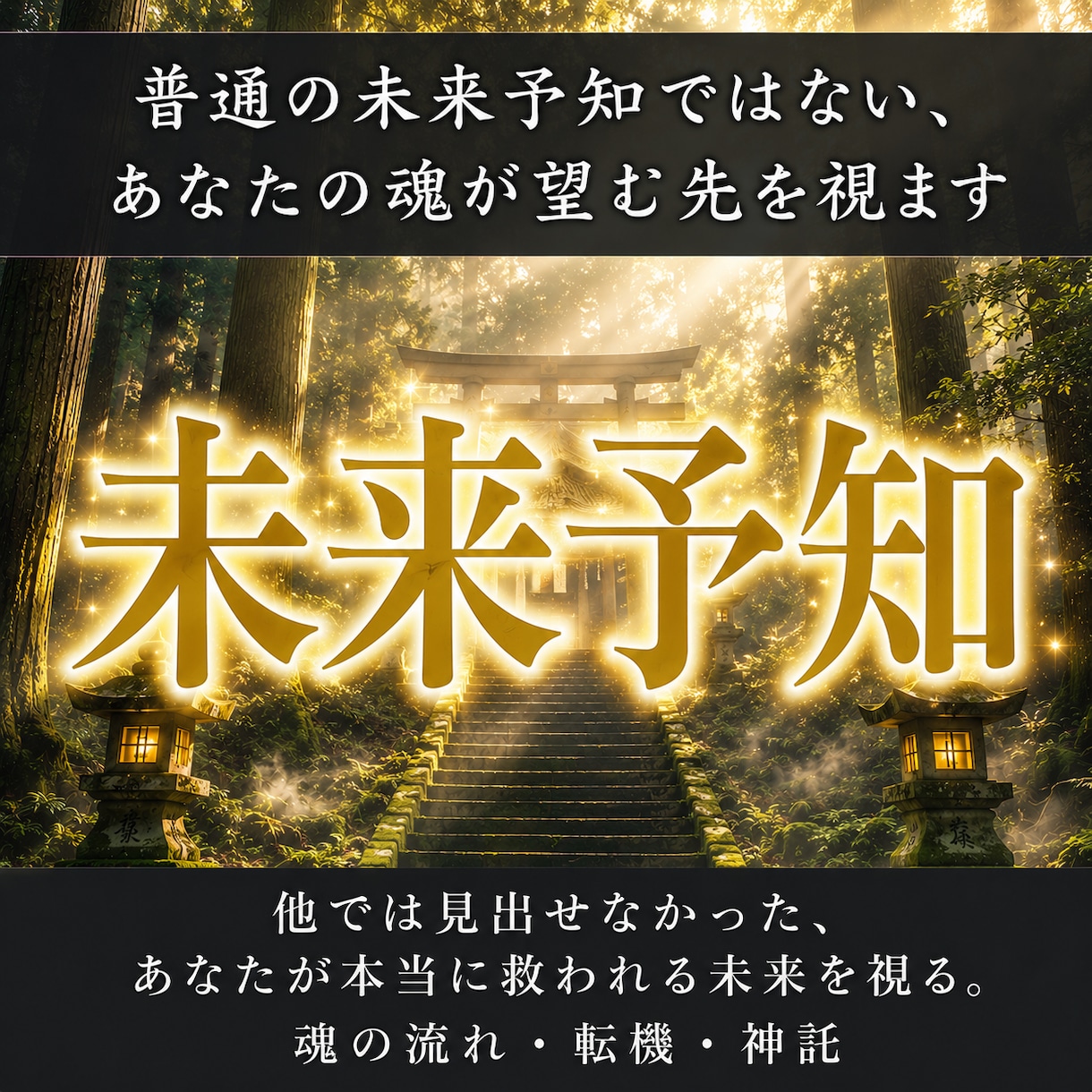 普通の未来予知ではない、あなたの魂が望む先を視ます 他では見出せなかった、あなたが本当に救われる未来を視る。 イメージ1
