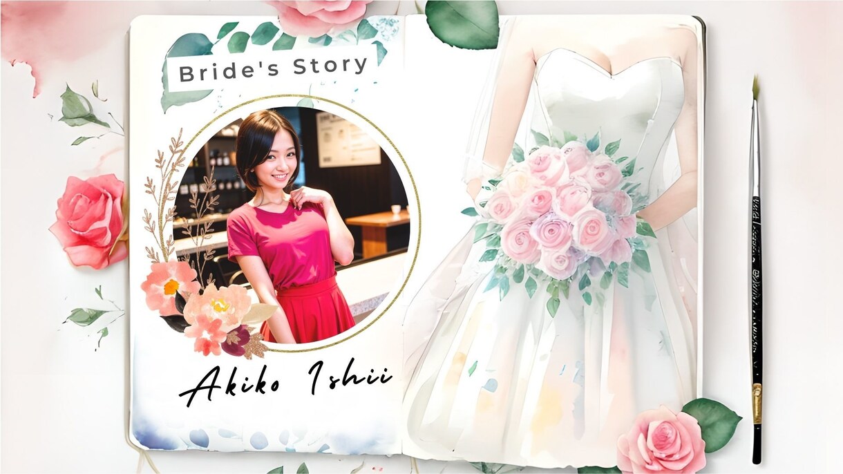 プロ級のウェディングムービーが自作できます 簡単に作れる結婚式のプロフィールムービーテンプレート イメージ5