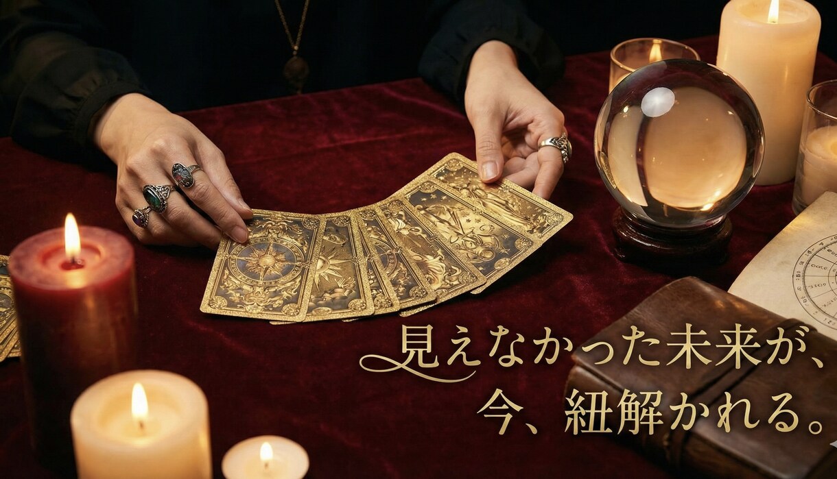 見えなかった未来が、今、紐解かれます 500円で体験する本格鑑定。迷いの霧を晴らす具体的な指針 イメージ1