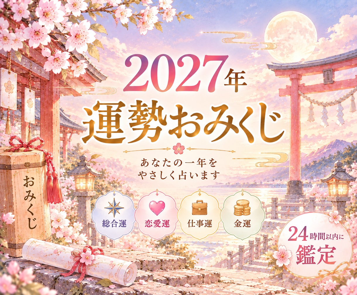 2027年あなたの運勢♡恋愛・仕事・金運を占います 数秘術×タロット×ルノルマンで1年の運勢をプチ鑑定 イメージ1