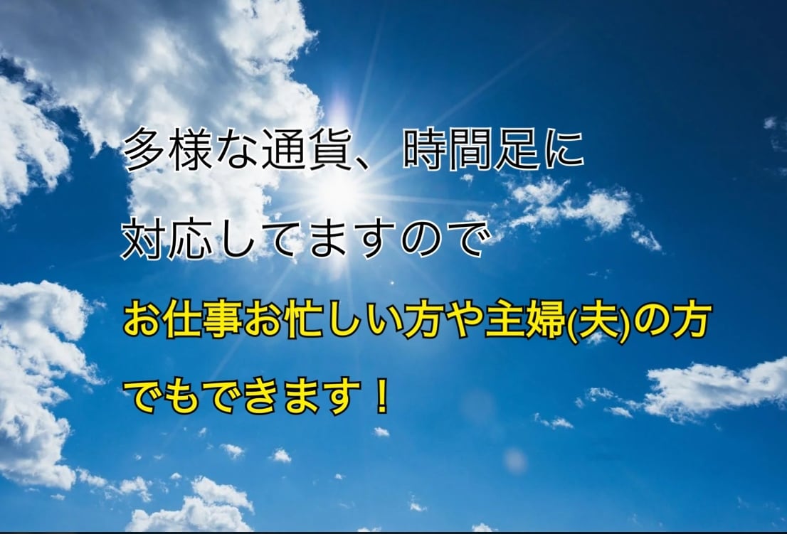 順張りFX！スマホで出来る簡単手法をお伝えします 兼業から専業へ…簡単な手法をお探しでしたらぜひご覧下さい！ イメージ7