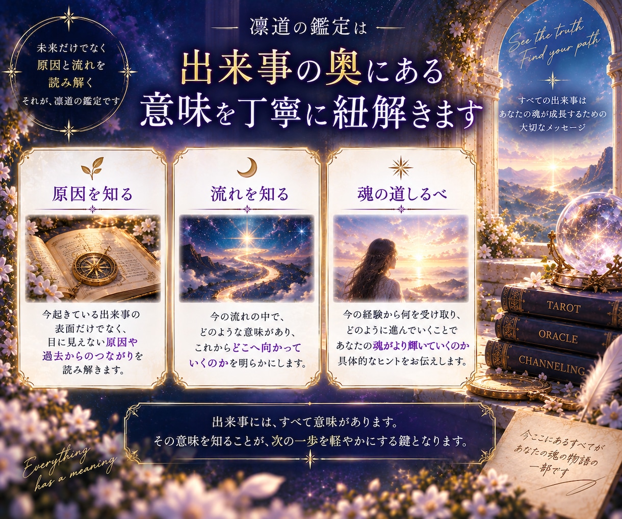 今訪れている変化に隠された魂の意味を読み解きます 悩み・違和感・転機に隠された意味と乗り越え方をお伝えします イメージ8